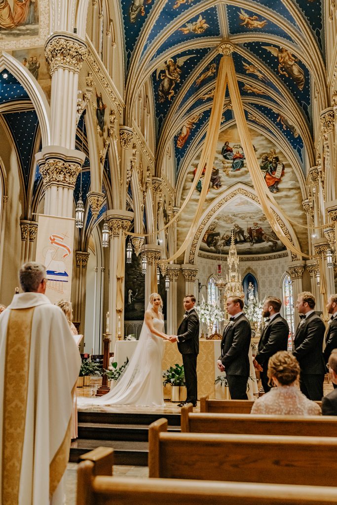 wedding at Notre Dame