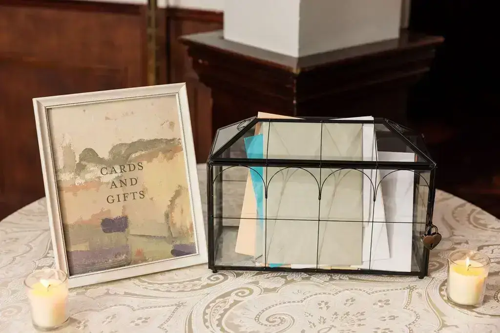custom cards and gifts signage - Leah E. Moss Designs